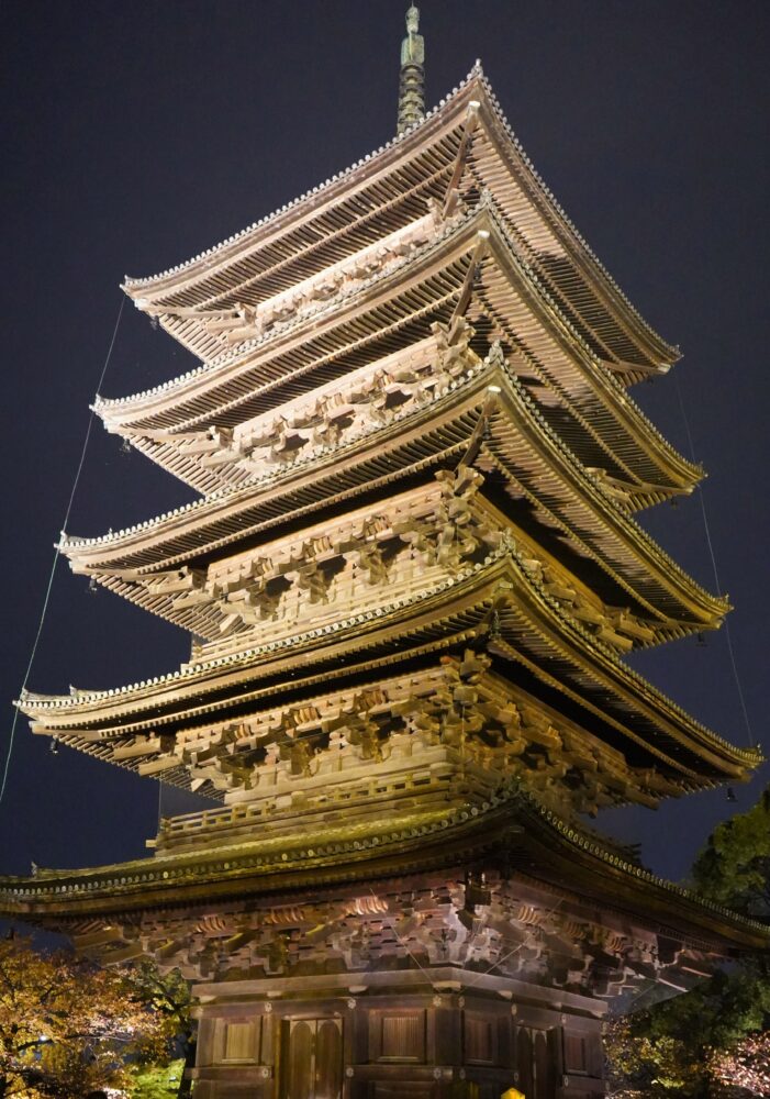  five-storied pagoda in Toji