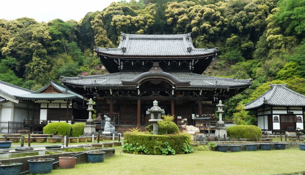 Main hall in Mimurotoji temple