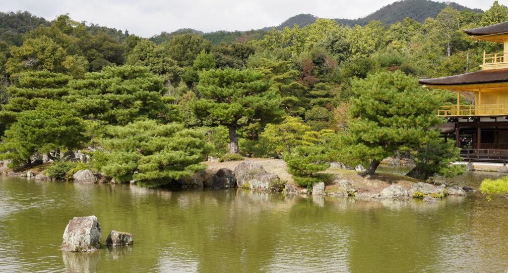 Ashihara-jima in Kinkaku-ji temple