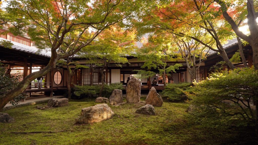 Choon-tei Garden in fall season