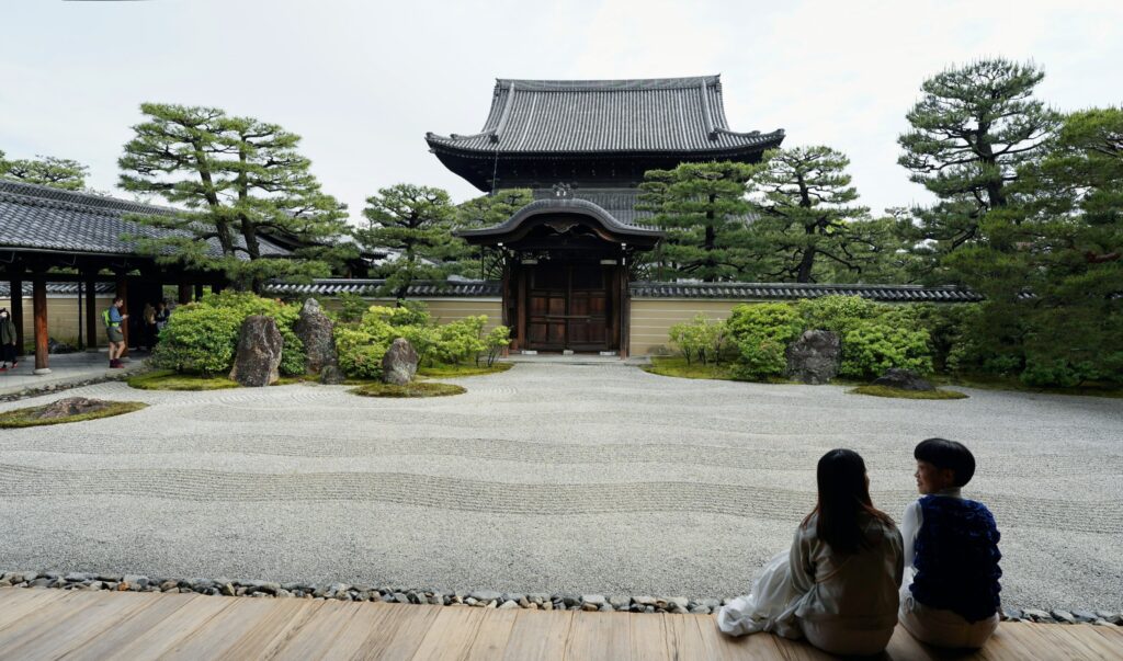 Daio-en garden in Kennin-ji temple