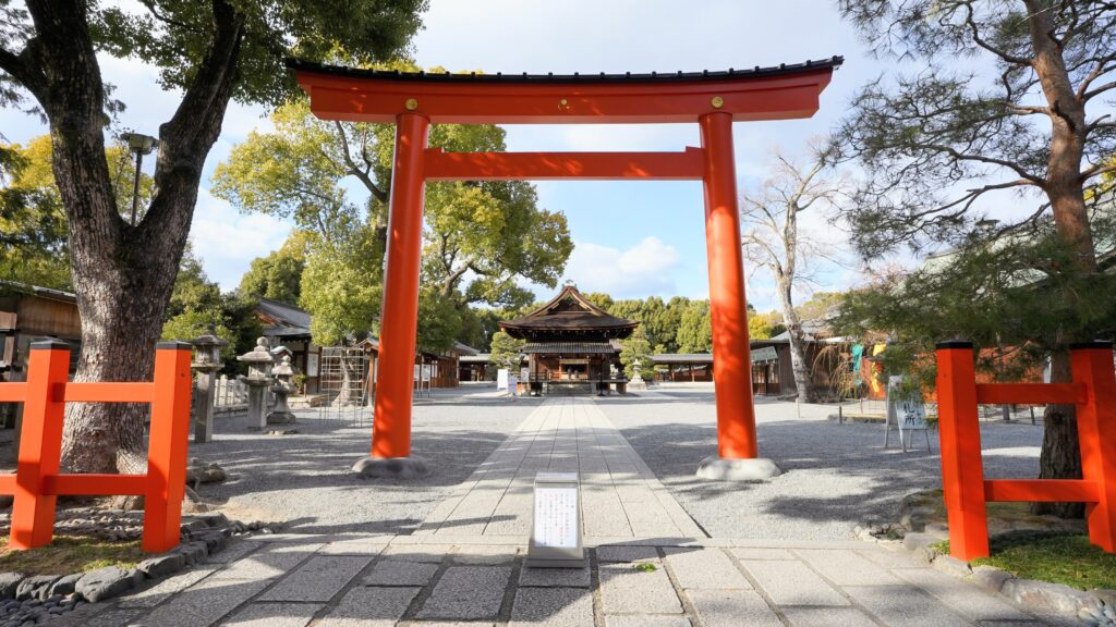 Torii Gate in Jonangu Shrine